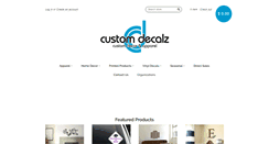 Desktop Screenshot of customdecalz.com