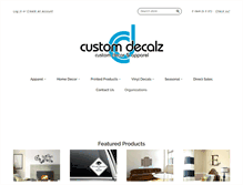 Tablet Screenshot of customdecalz.com